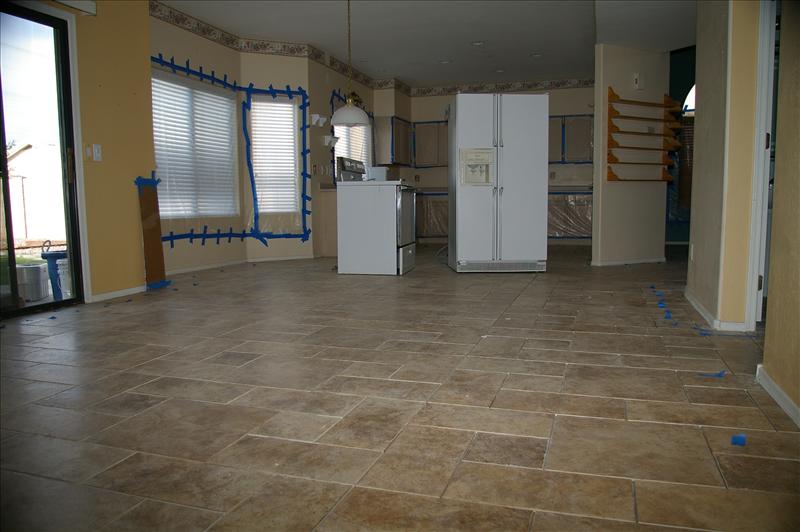 013 - TV Room to Kitchen - After Tile